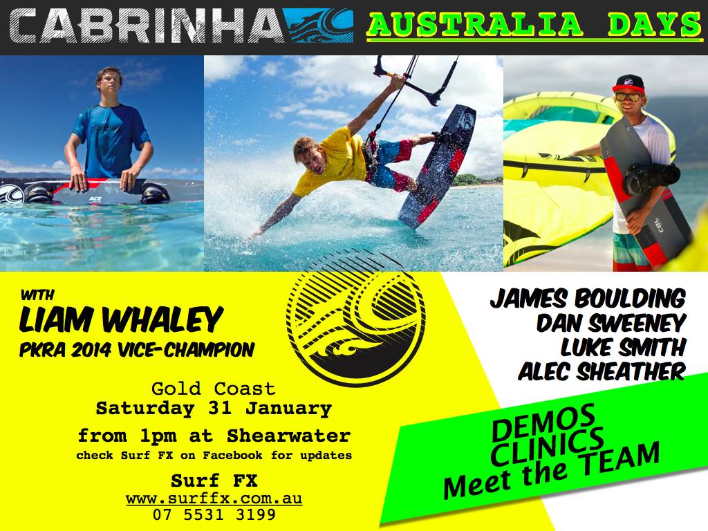 Cabrinha Australia Days Tour Gold Coast