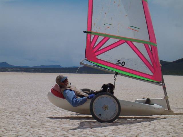 Sailing on the Alvord Desert 
