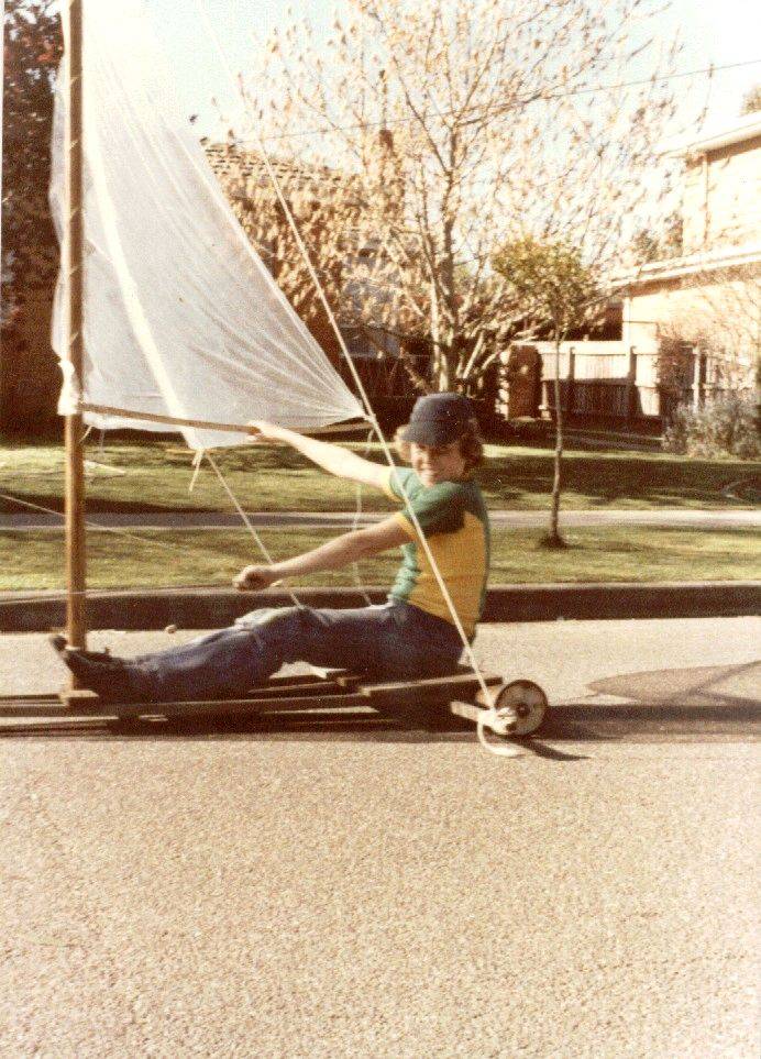 Circa 1976 age 10 frame made from garden stakes