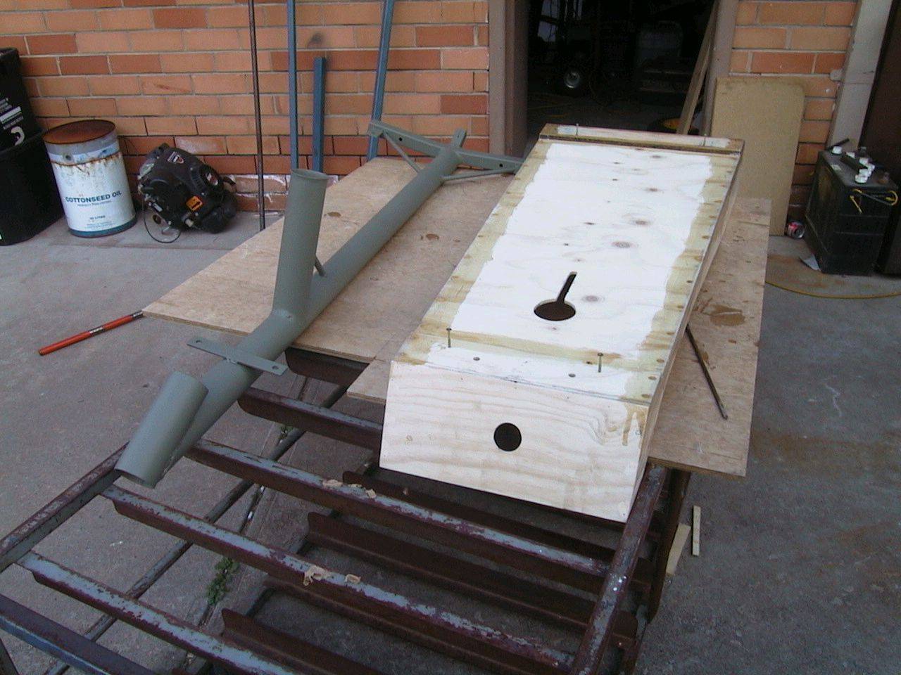 Seat fibre glassing