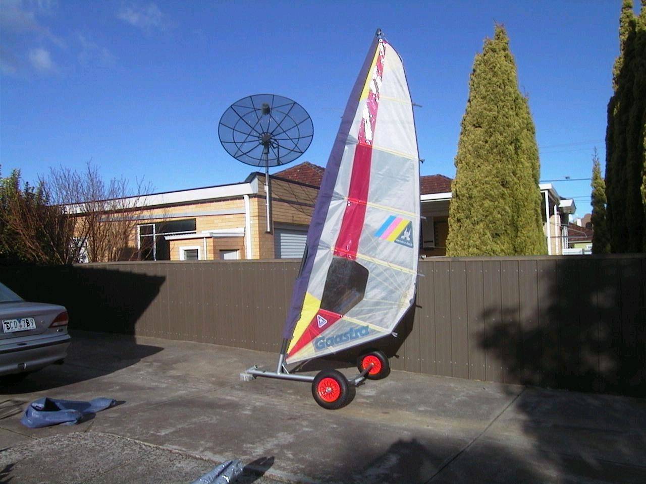 Frame and sail