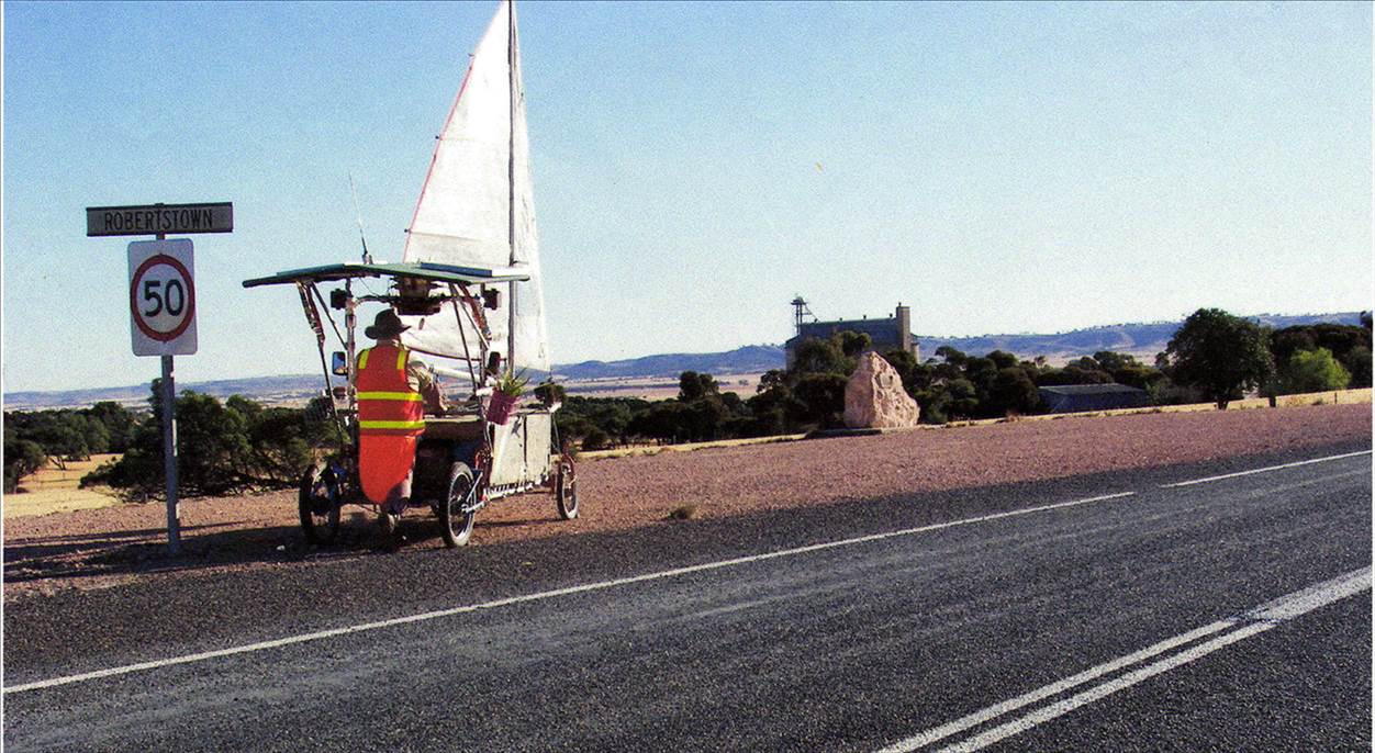 on the road