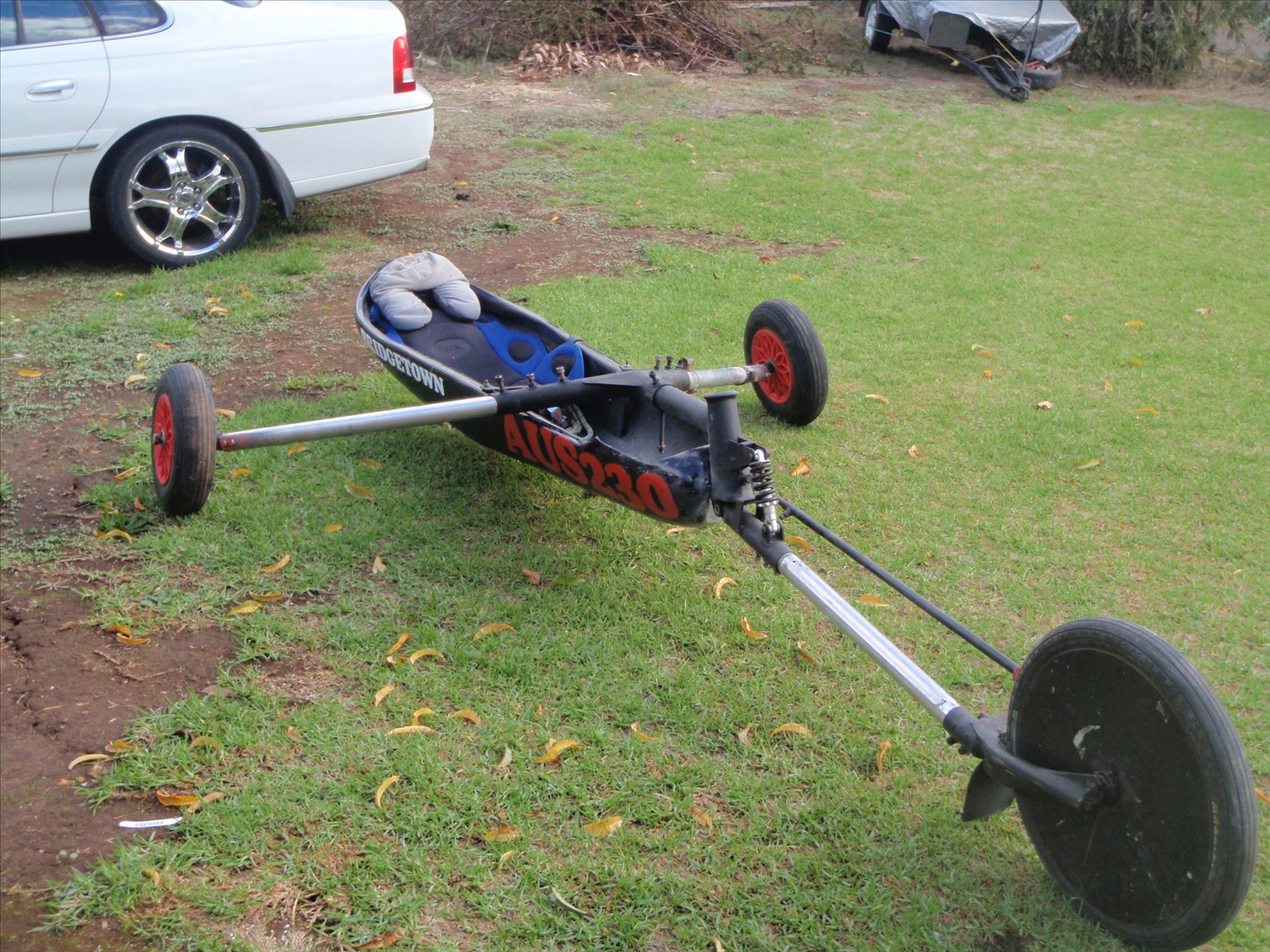 wheel barrow wheel conversion