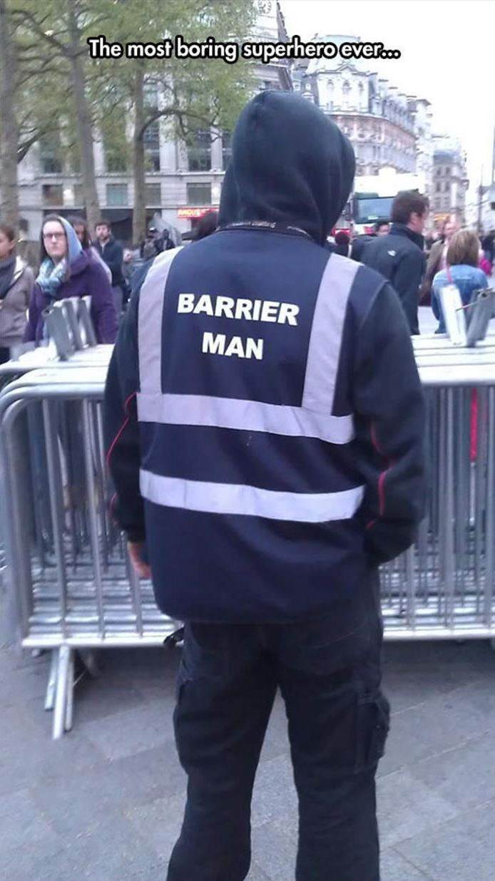 Barrier man