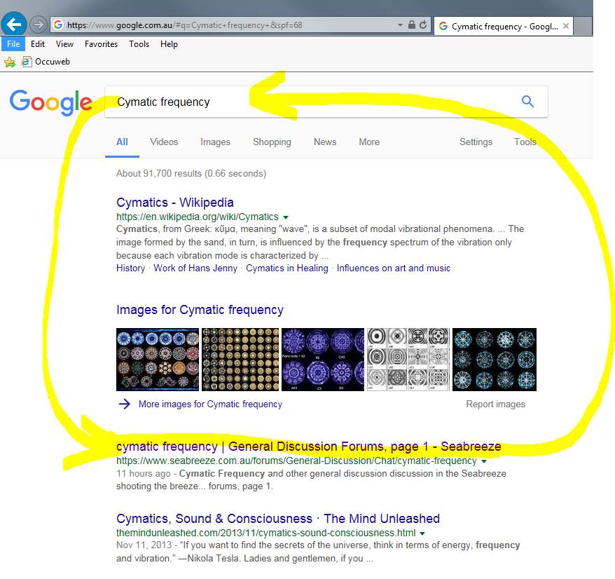 cymatic frequency General Discussion Forums, page 1 Seabreeze