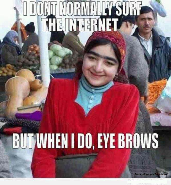 internet eyebrows