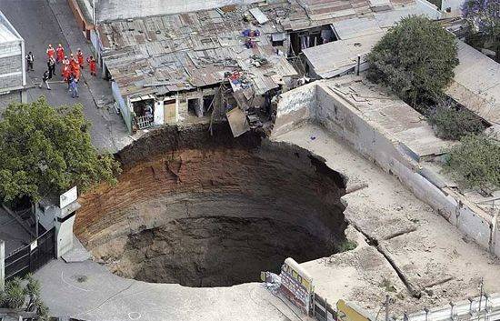 A big hole