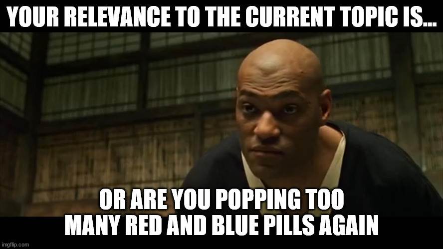 Morpheus red and blue