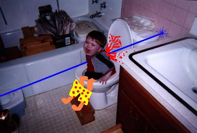 laser shot