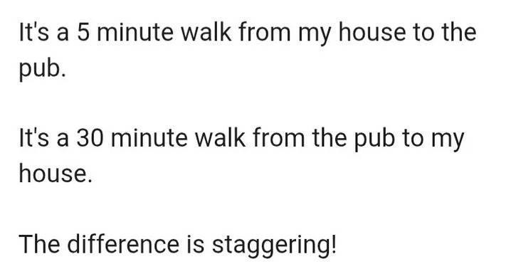 pub distance