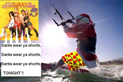 santa kiter shorts