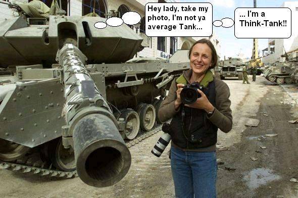 girl and think tank