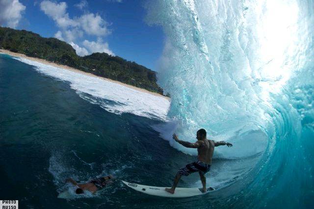 Duck dive dude!