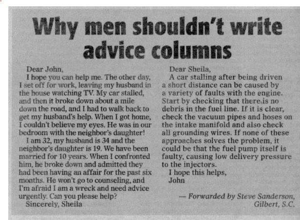 advice column