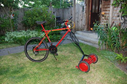 Old lawn mower