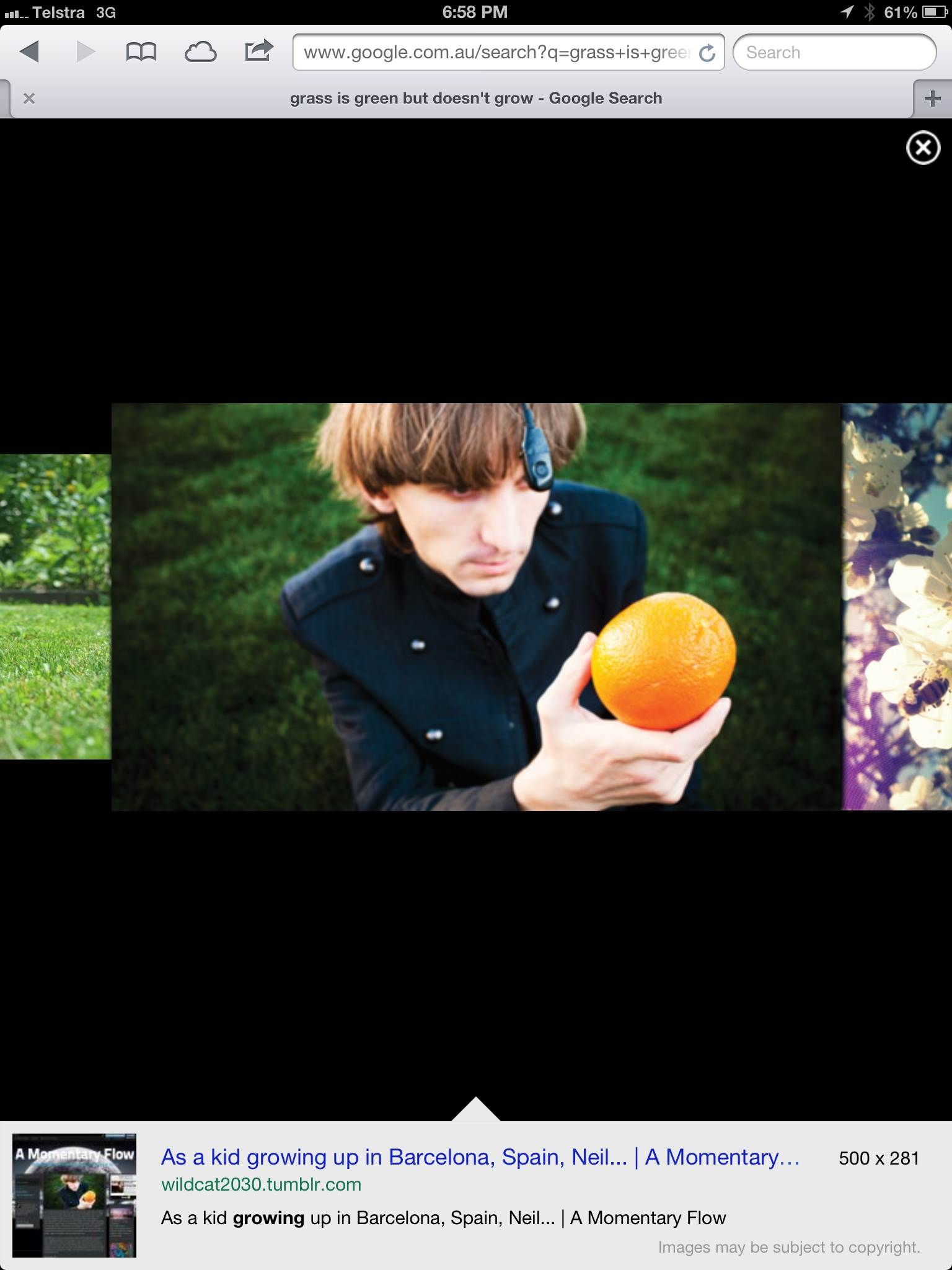 Dude, it's an orange