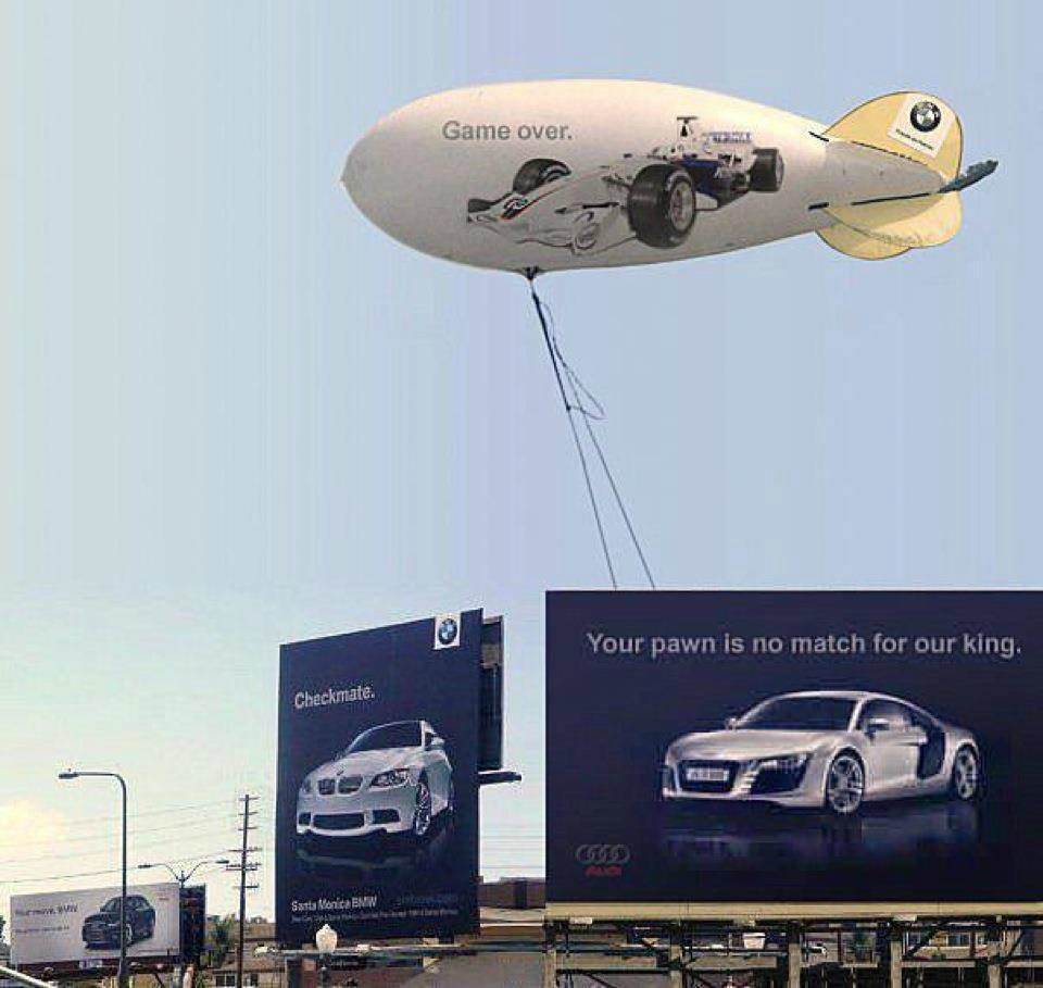 Audi BMW-Blimp1