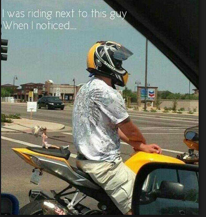 Pillion barbie