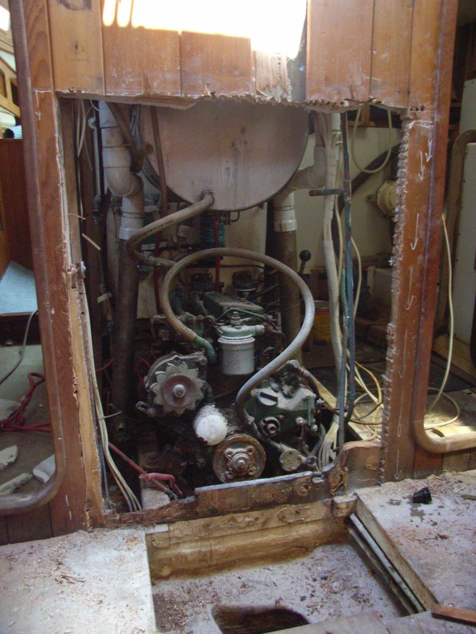 Engine Out Hole