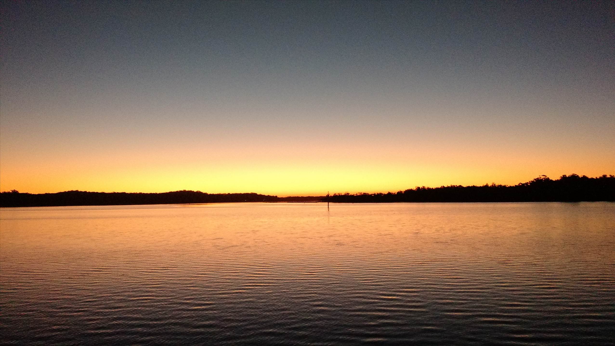 At anchor - sunset