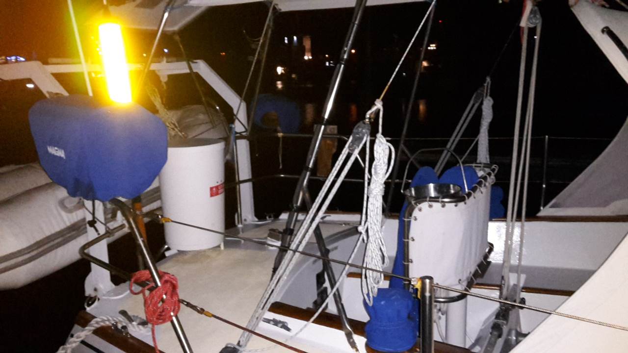 Boat repairs finished.