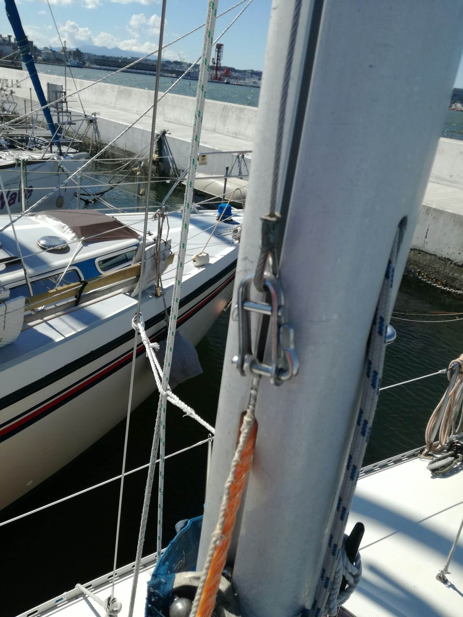 halyard connected