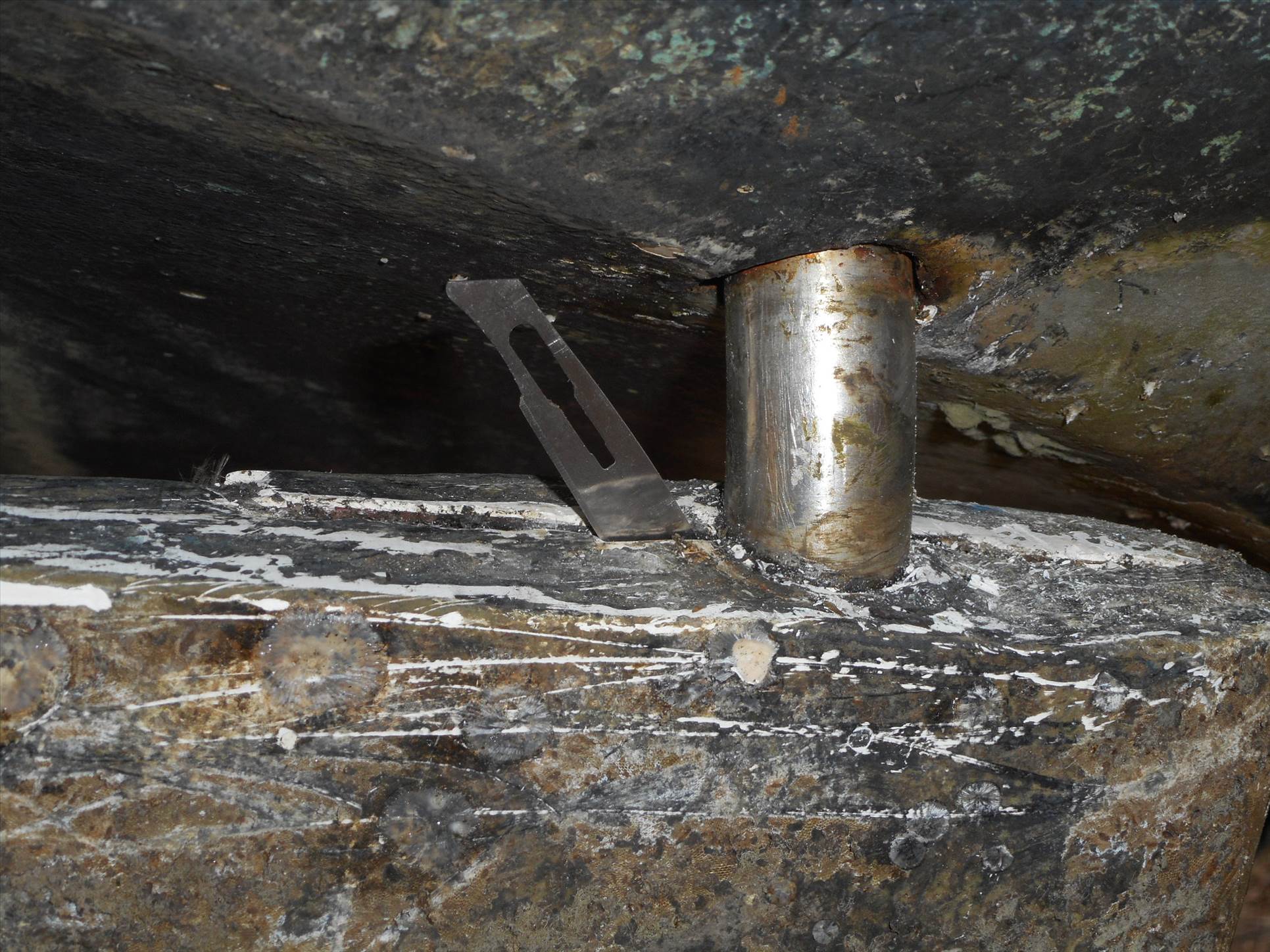 bend in rudder tube