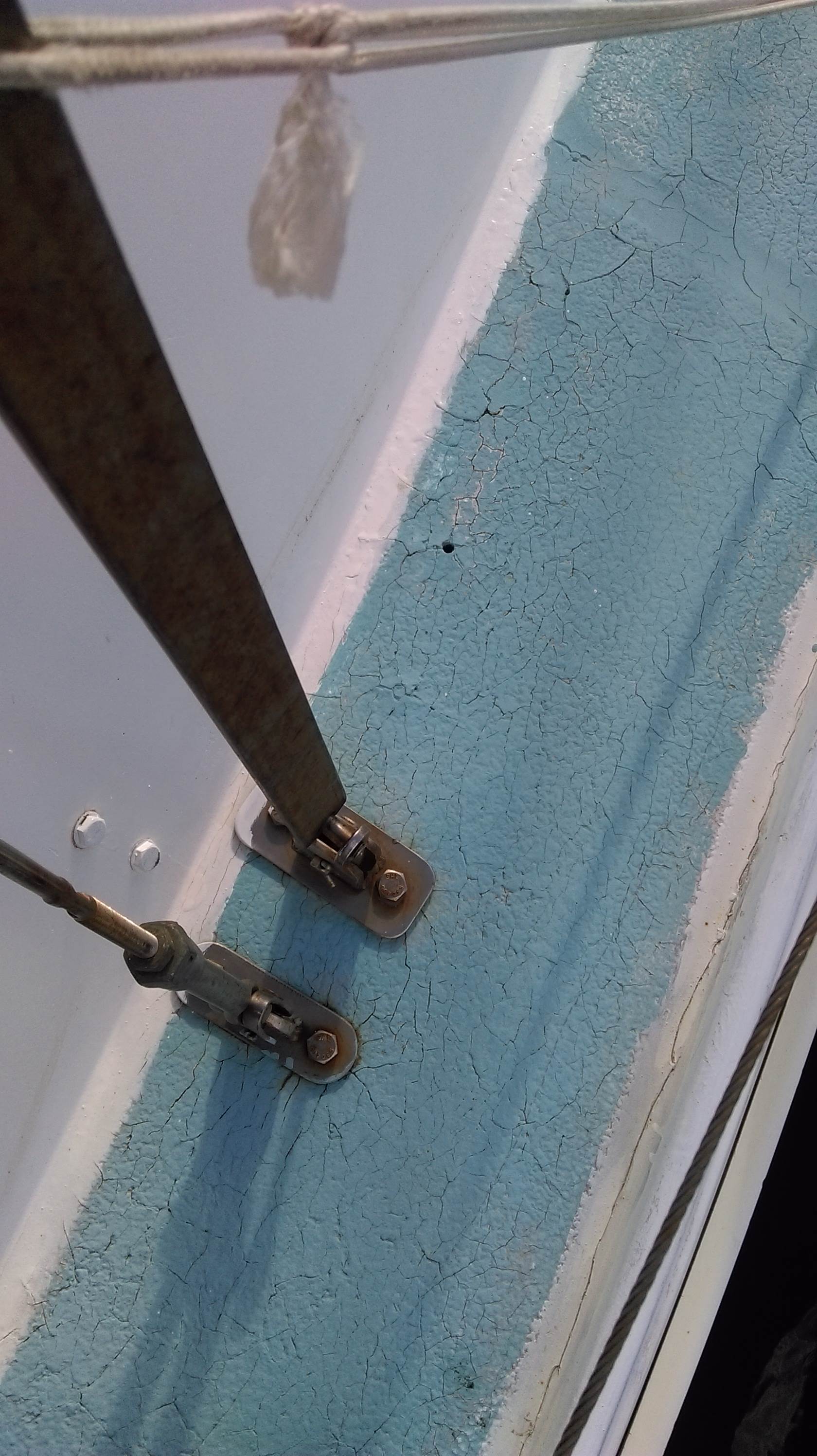 cracked deck paint