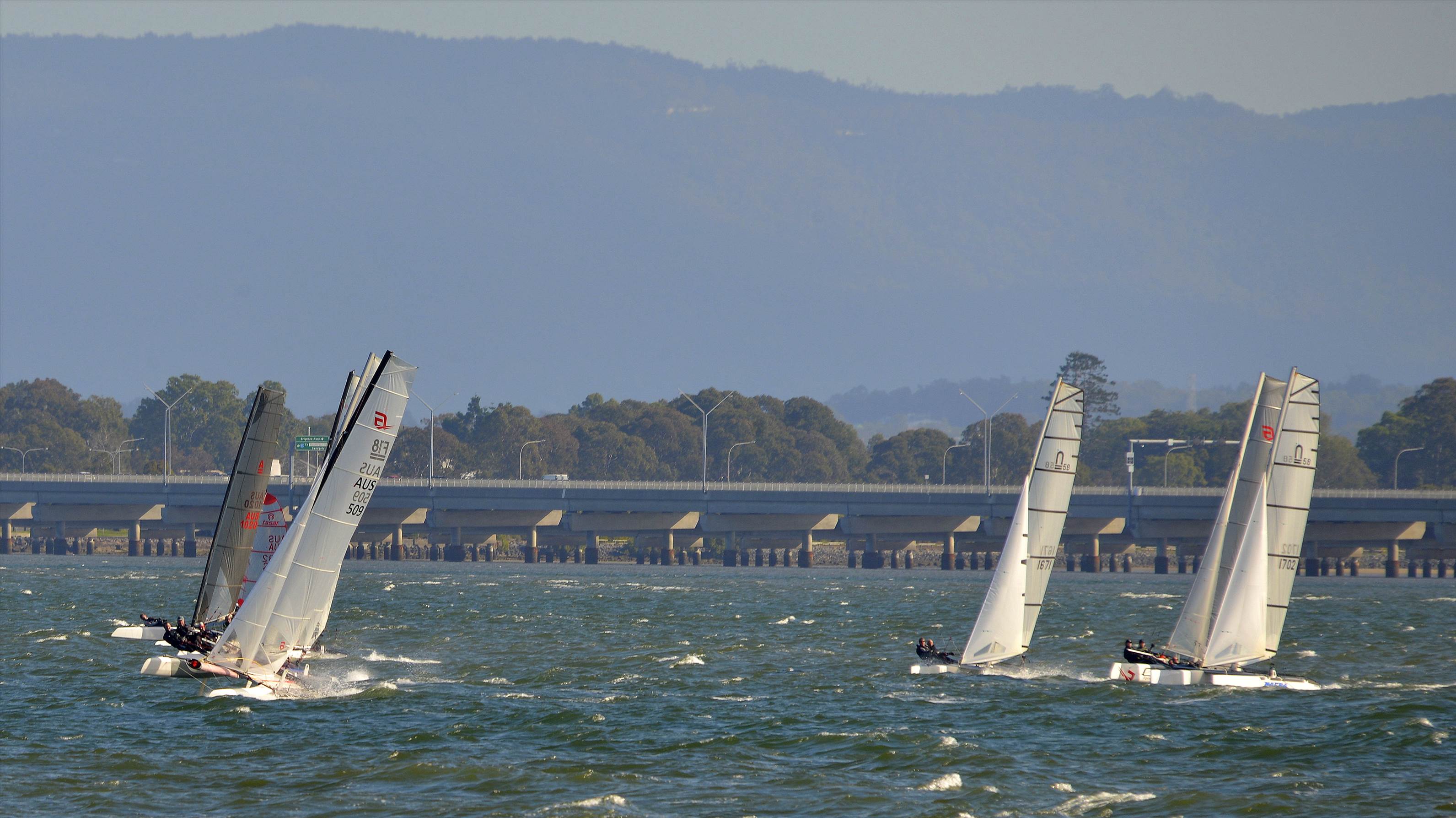 2022 HYC Winterbash Race 3, Multihulls