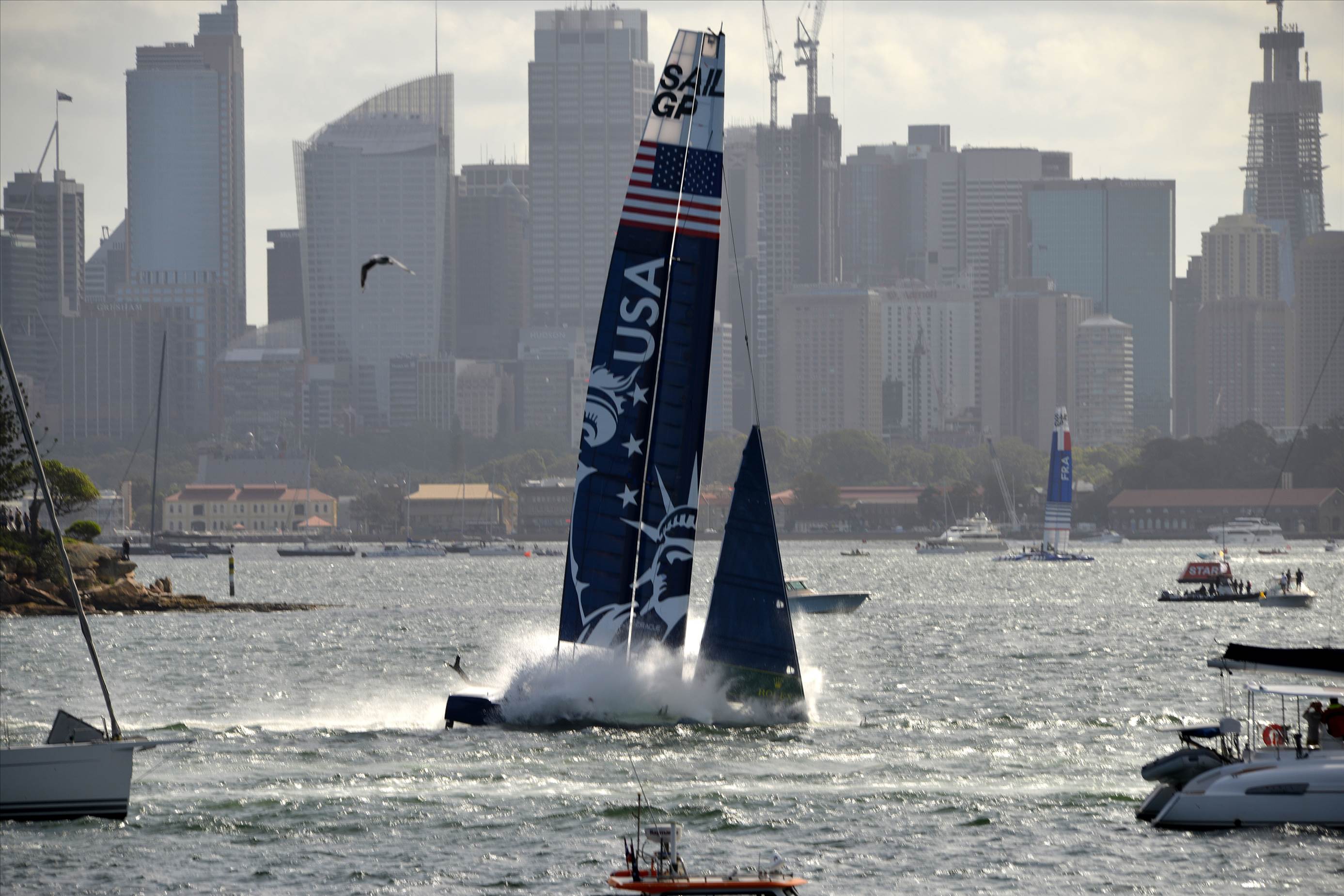 2020 Sail GP Sydney Nosedives