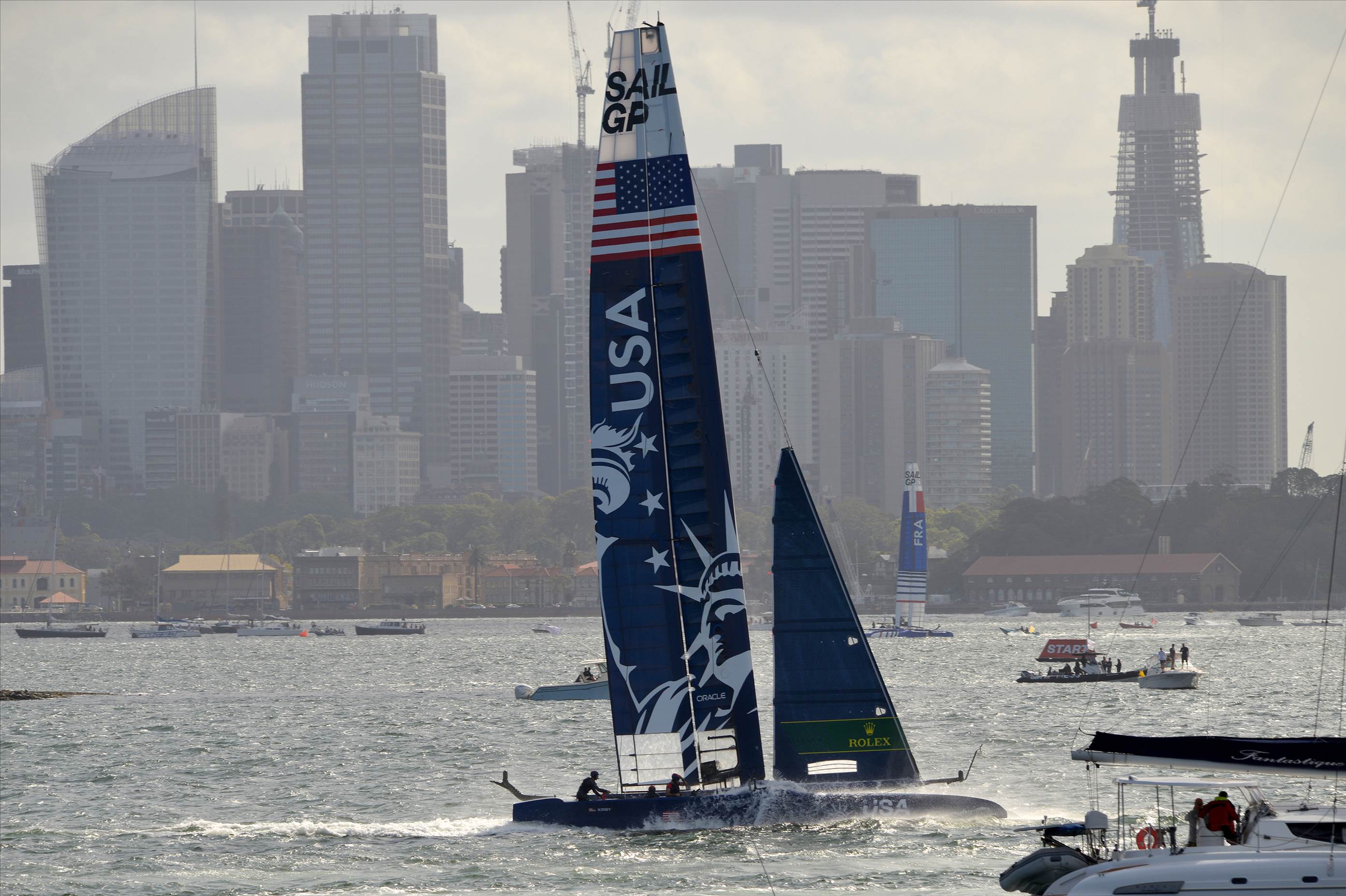 2020 Sail GP Sydney Nosedives