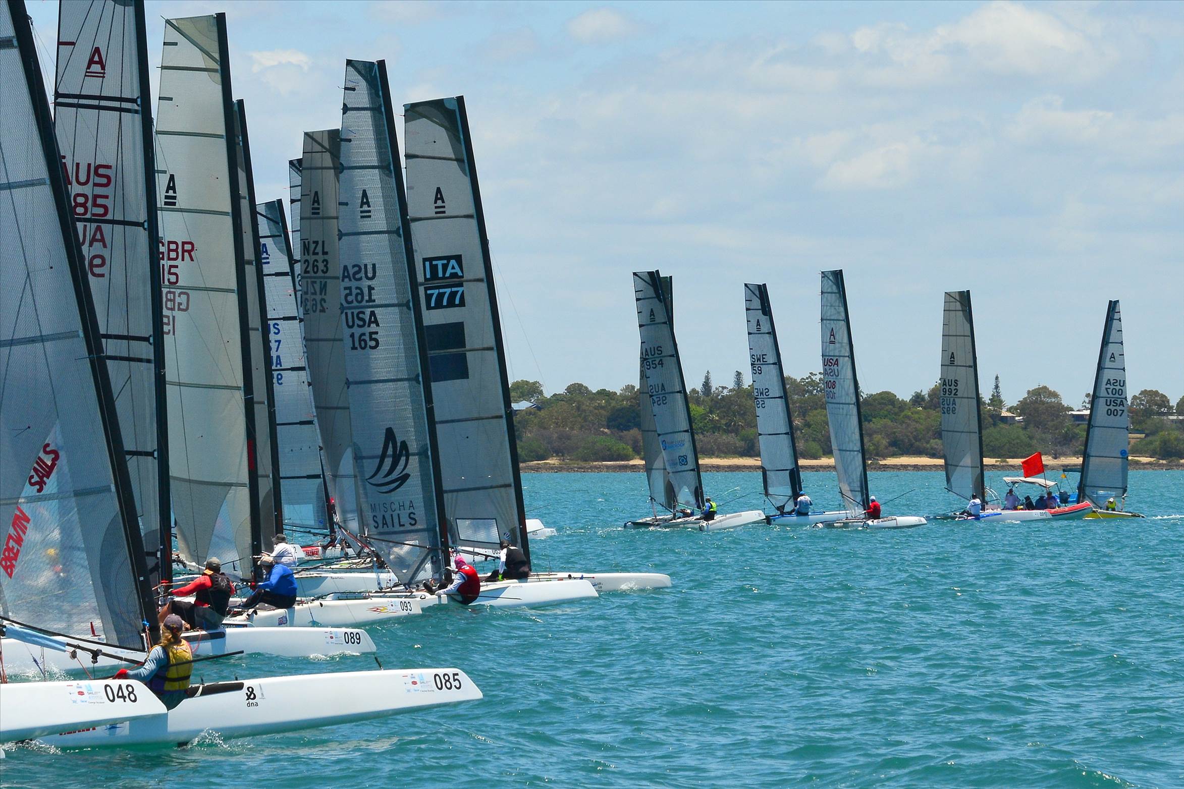 2018 "A" Class Catamaran Worlds (Race 1, Tues 20th)