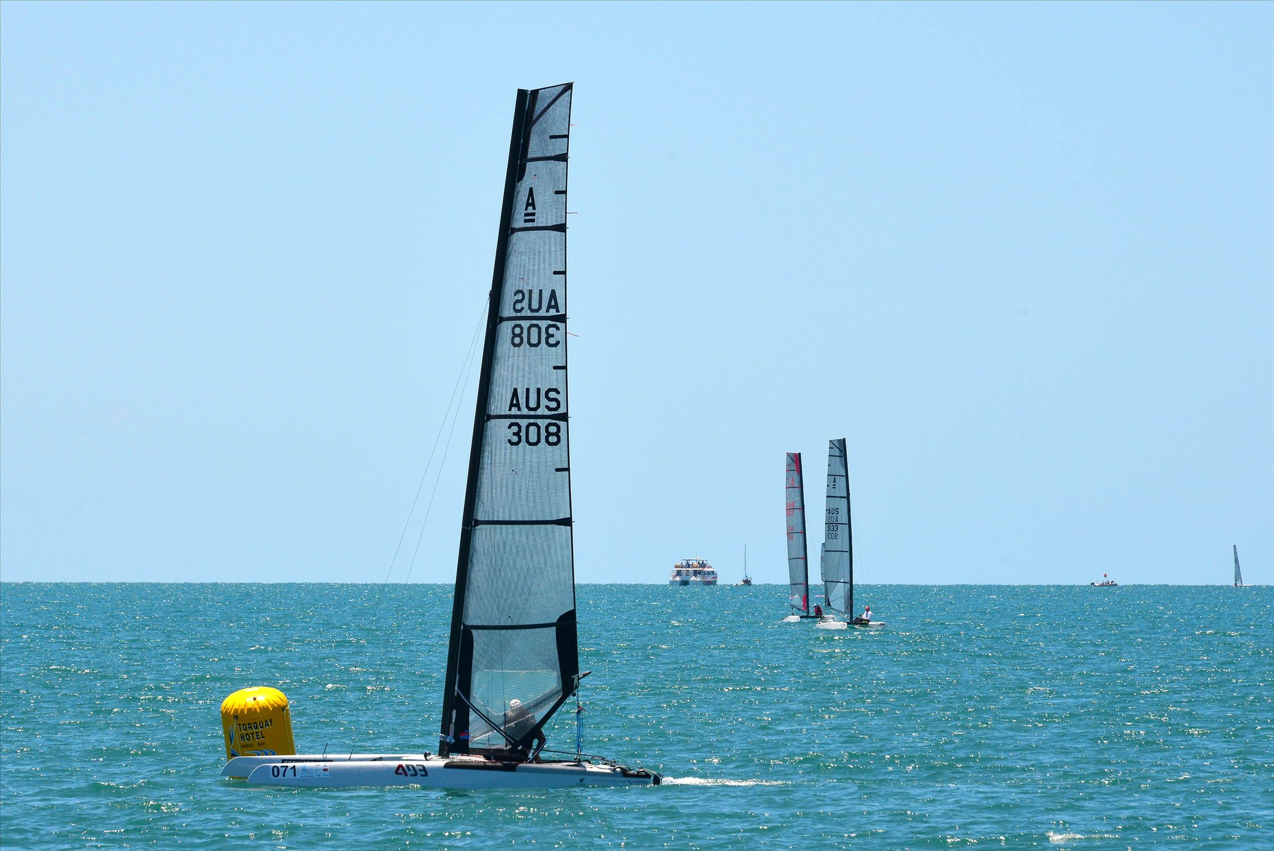 2018 "A" Class Catamaran Worlds (Race 1, Tues 20th)