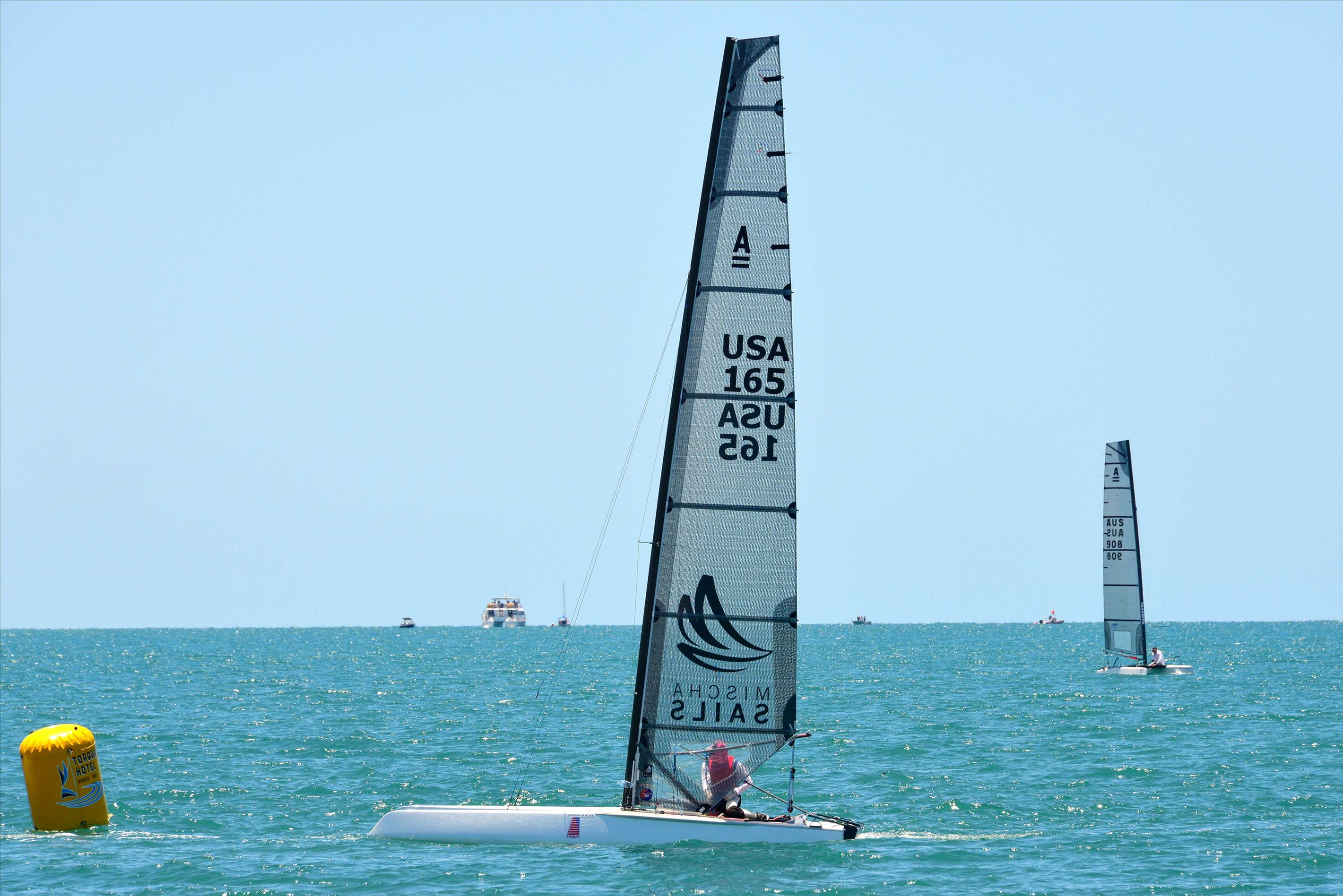 2018 "A" Class Catamaran Worlds (Race 1, Tues 20th)