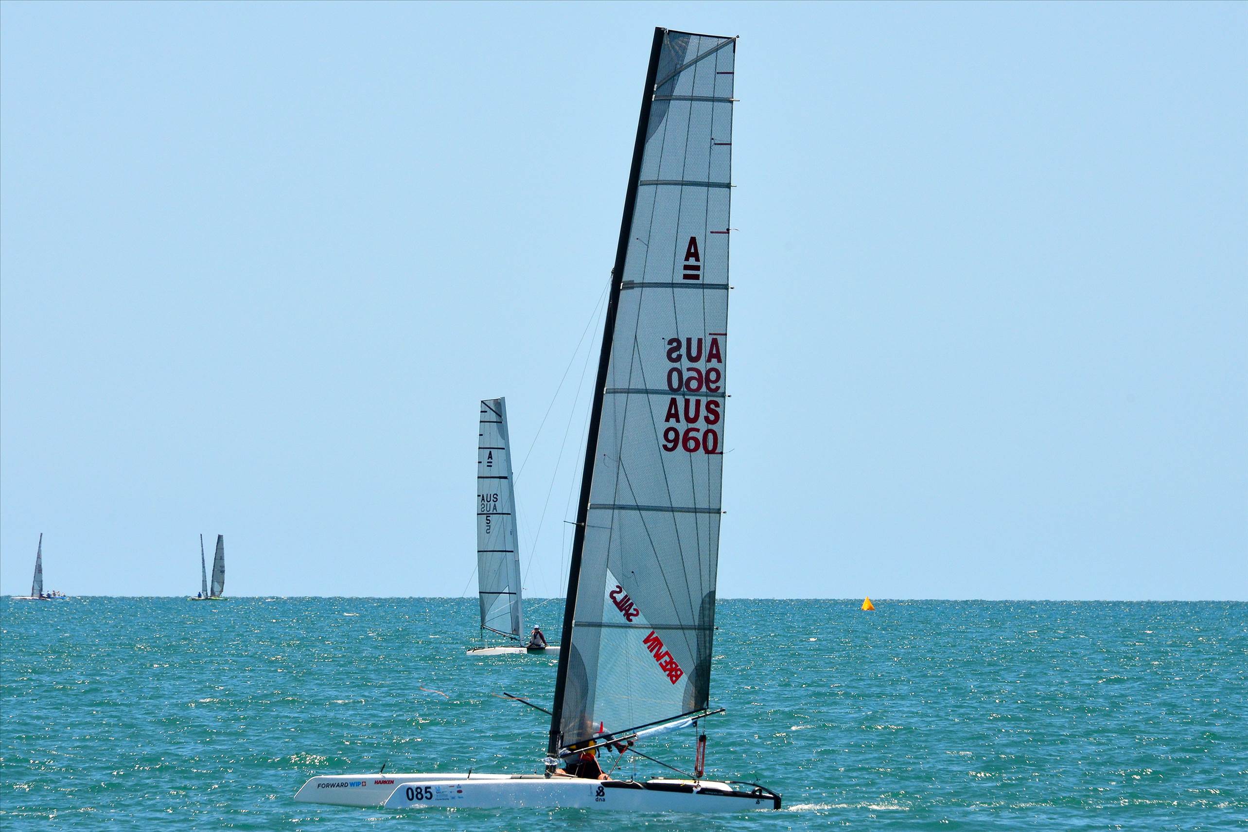 2018 "A" Class Catamaran Worlds (Race 1, Tues 20th)