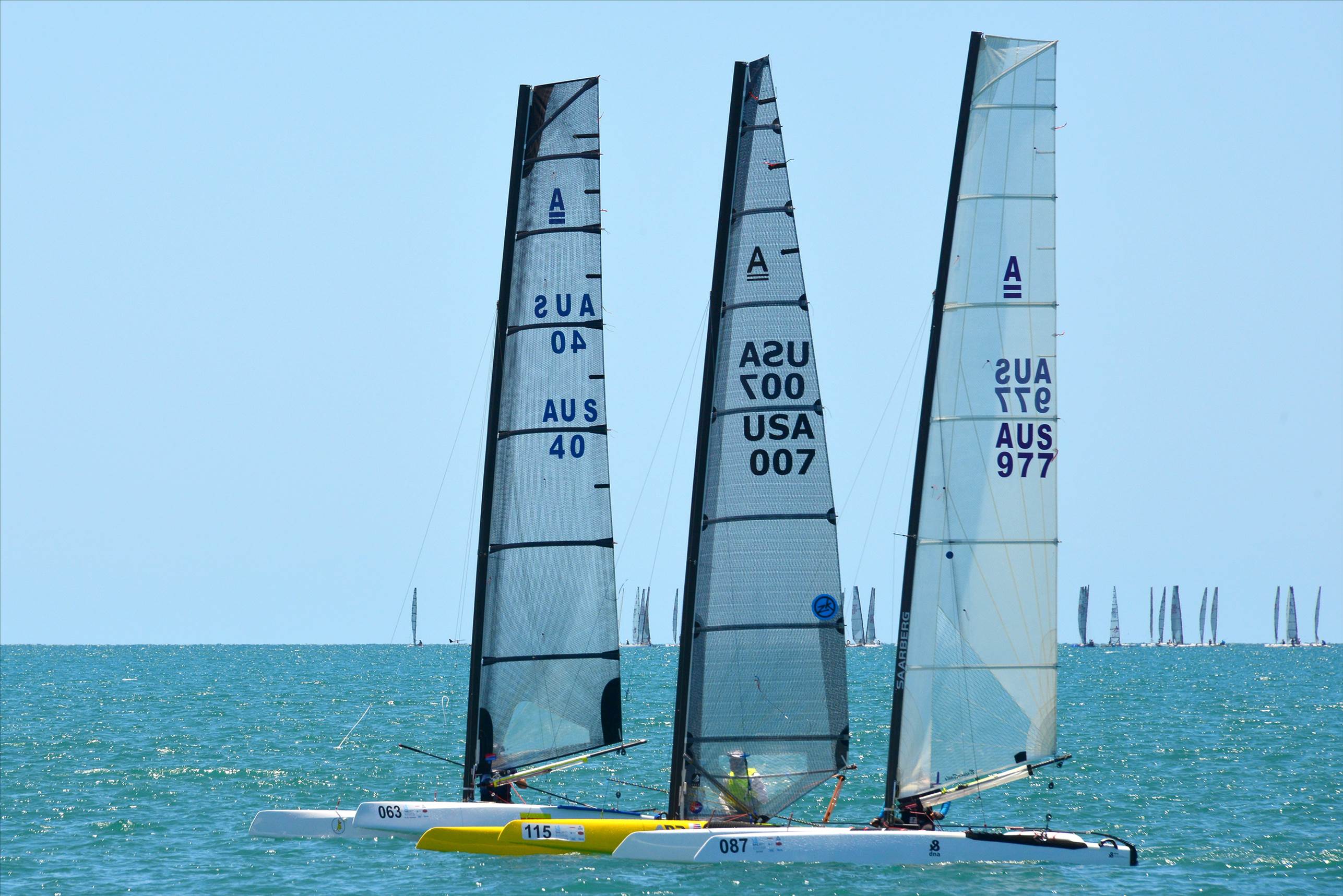 2018 "A" Class Catamaran Worlds (Race 1, Tues 20th)