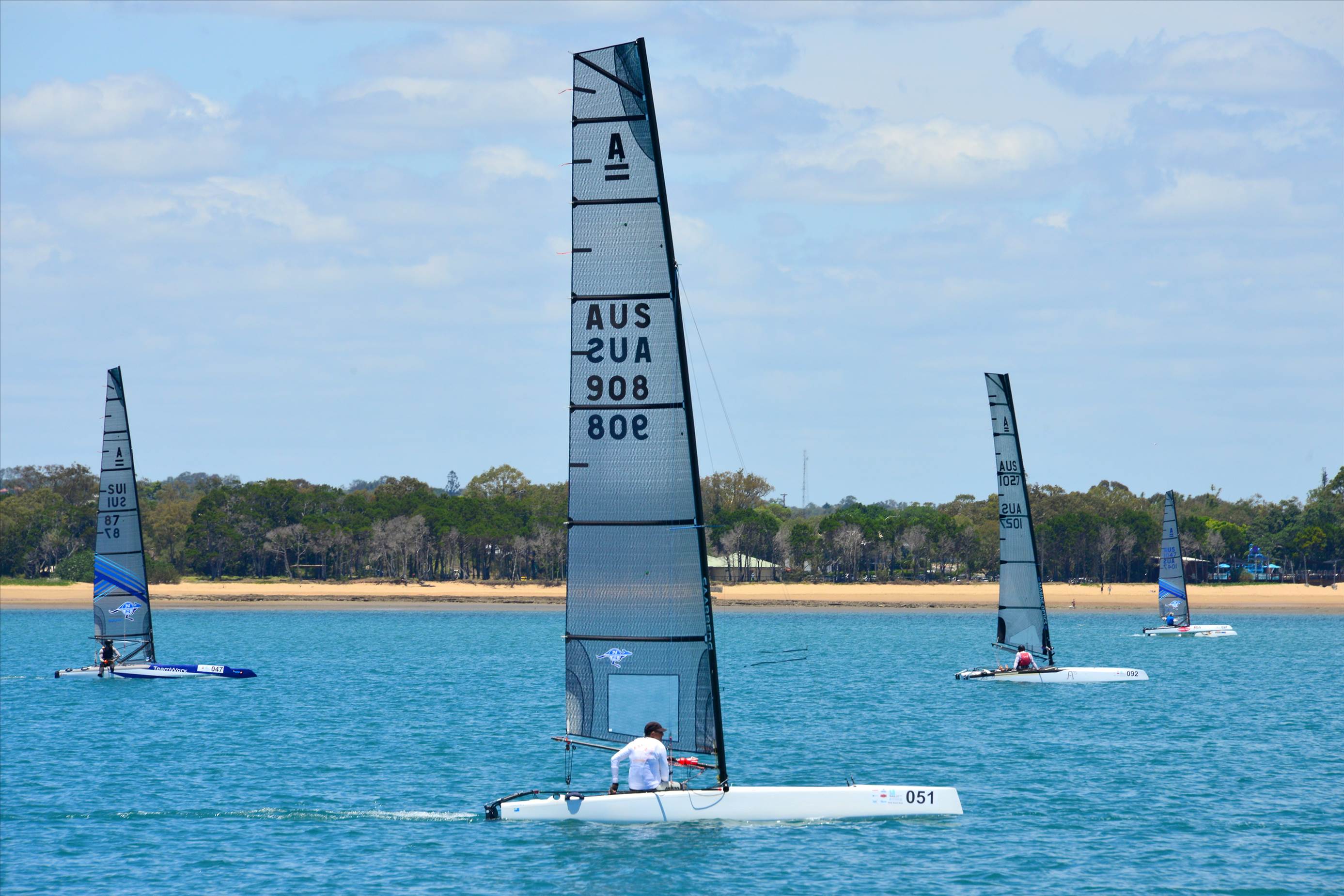 2018 "A" Class Catamaran Worlds (Race 2, Tues 20th)
