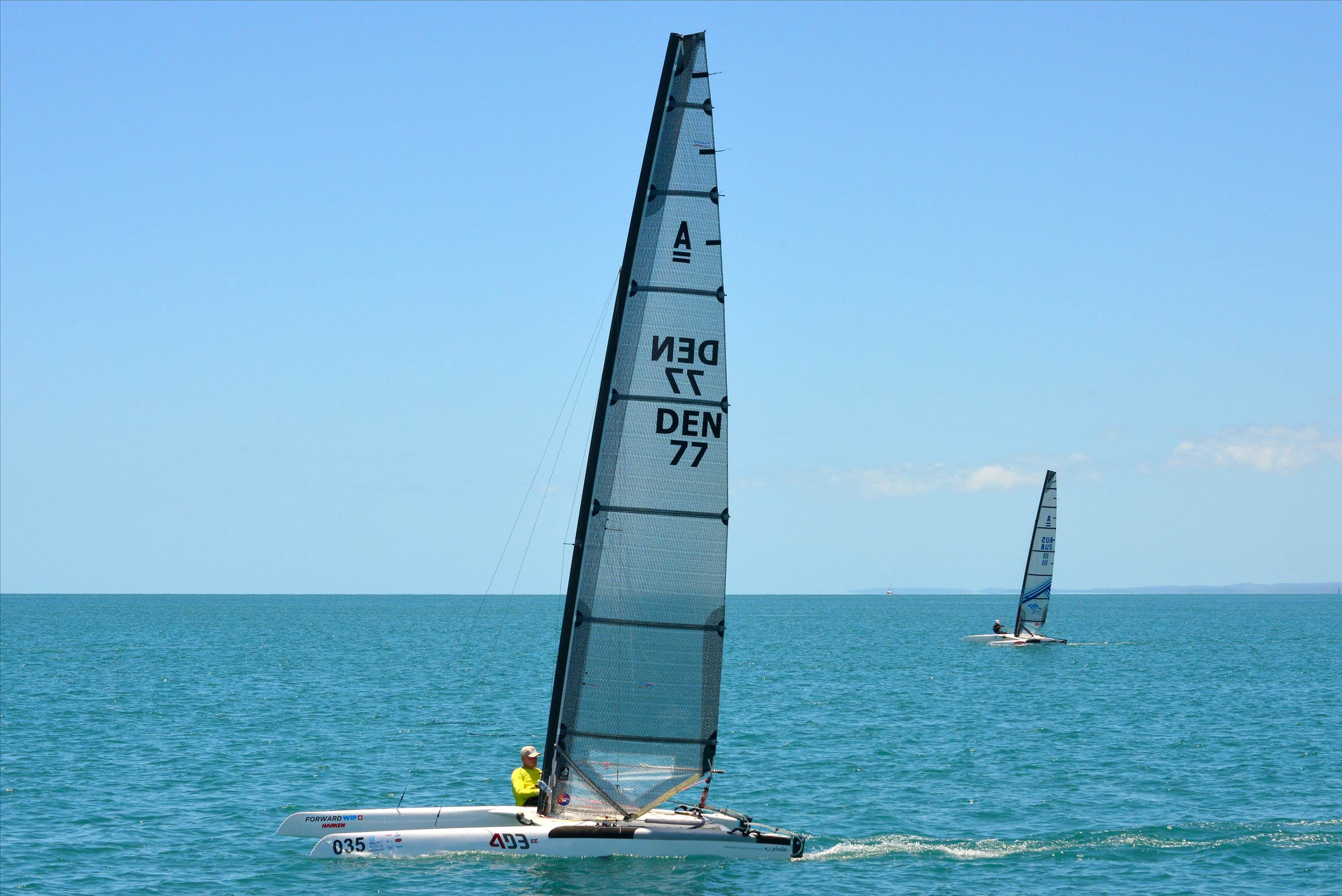 2018 "A" Class Catamaran Worlds (Race 2, Tues 20th)