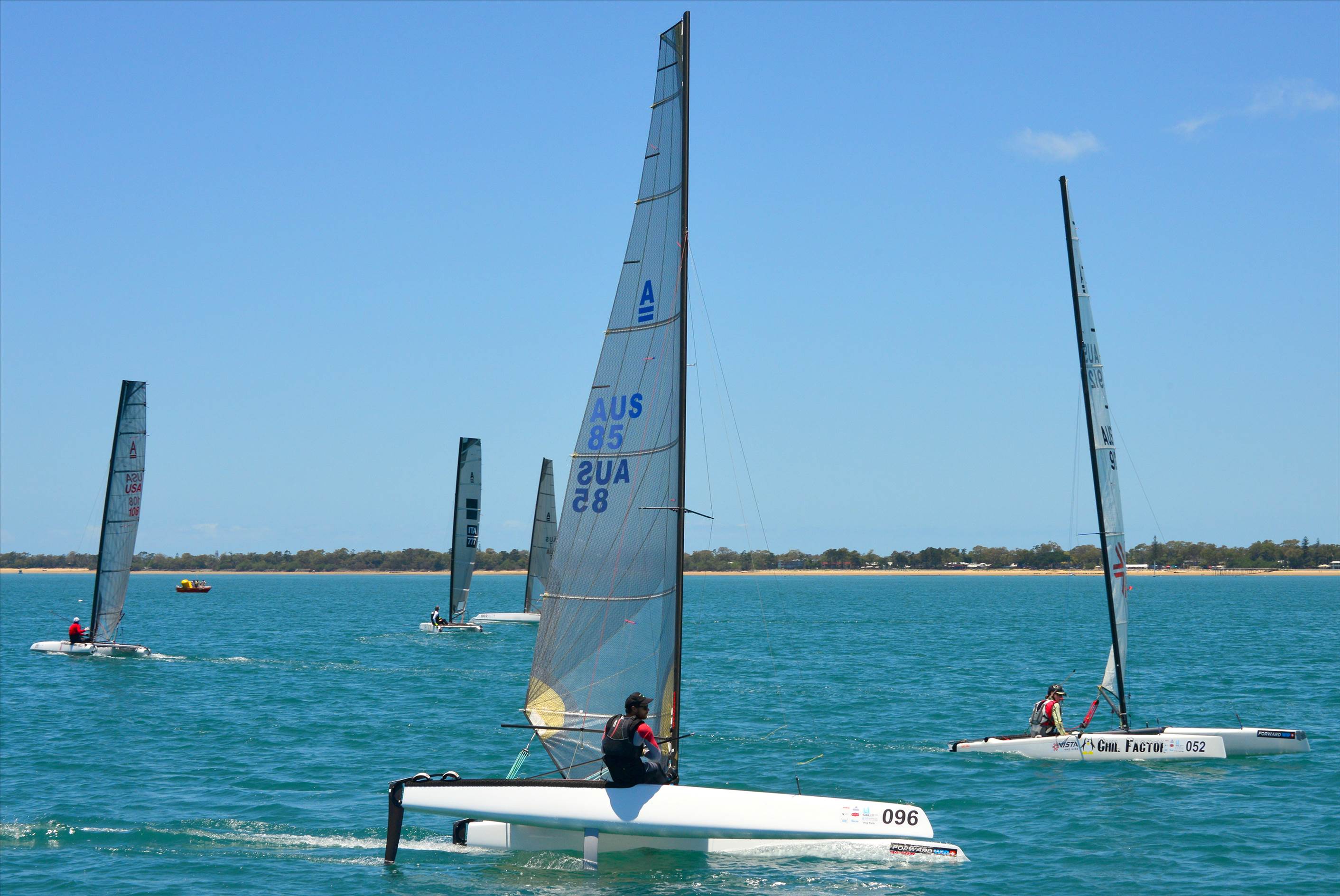 2018 "A" Class Catamaran Worlds (Race 2, Tues 20th)