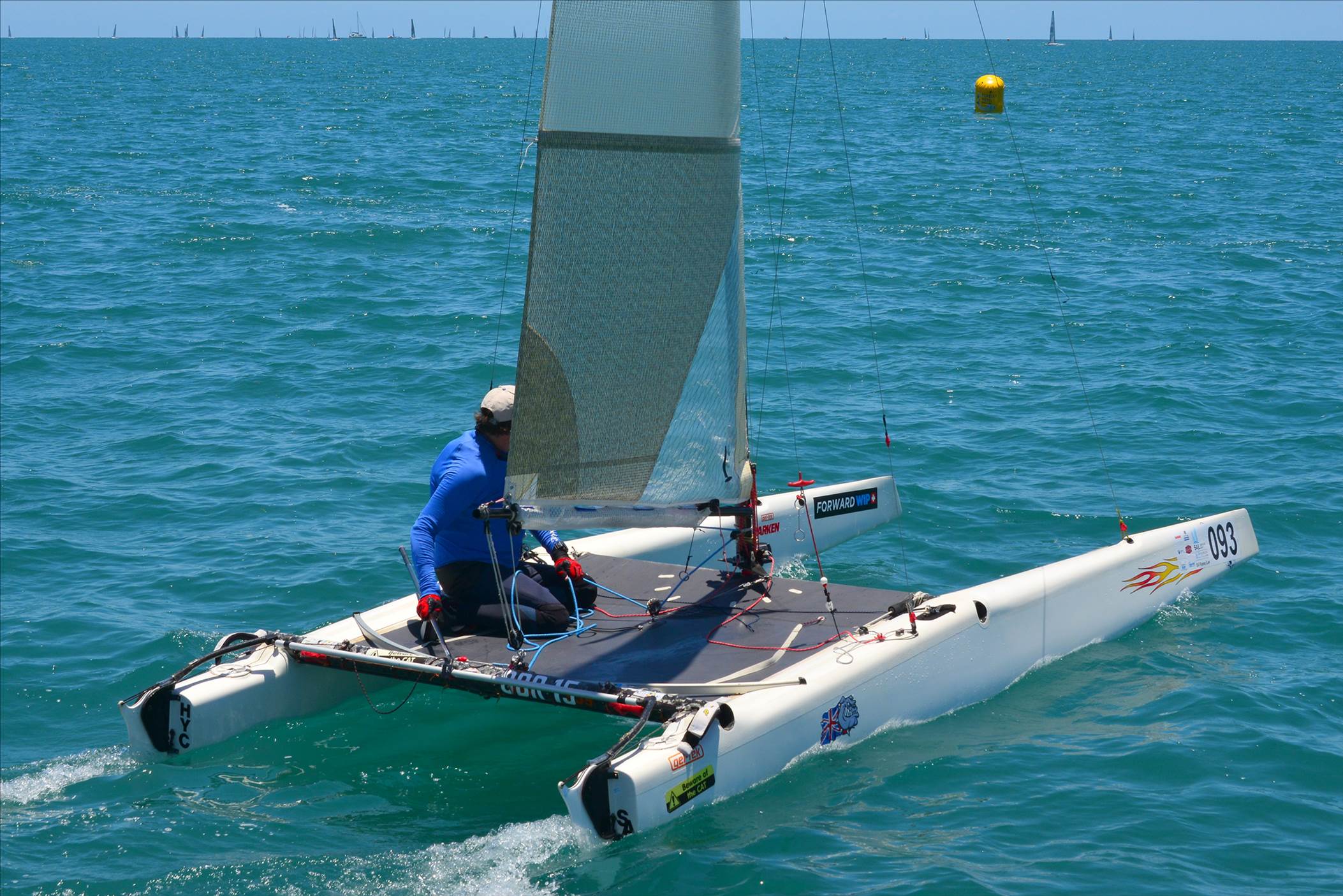 2018 "A" Class Catamaran Worlds (Race 2, Tues 20th)