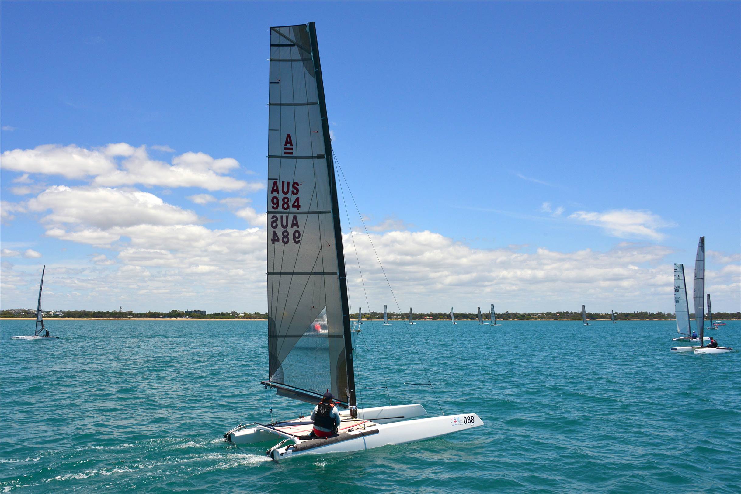 2018 "A" Class Catamaran Worlds (Race 2, Tues 20th)