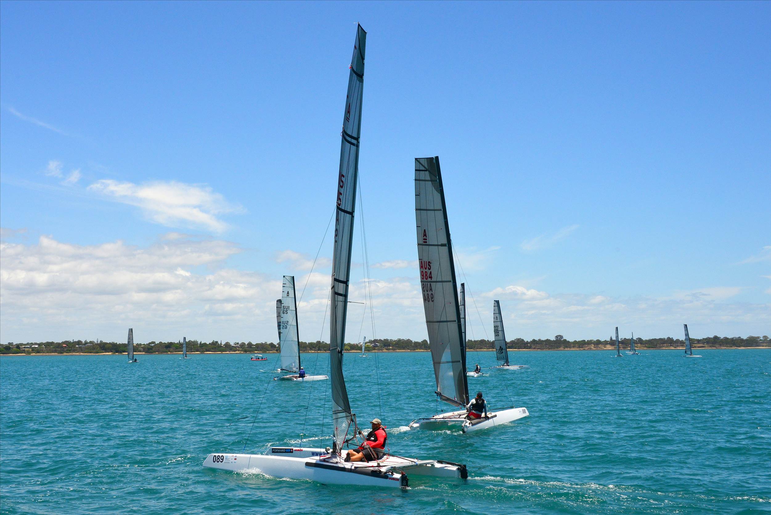 2018 "A" Class Catamaran Worlds (Race 2, Tues 20th)