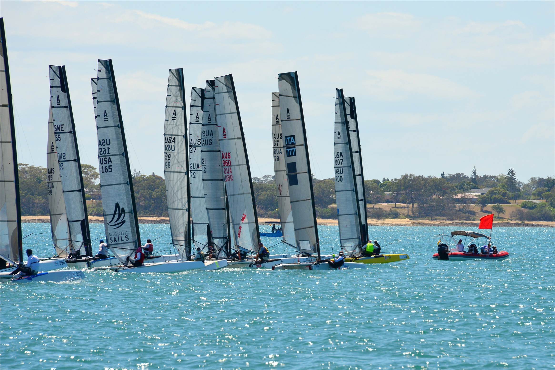 2018 "A" Class Catamaran Worlds (Race 2, Tues 20th)