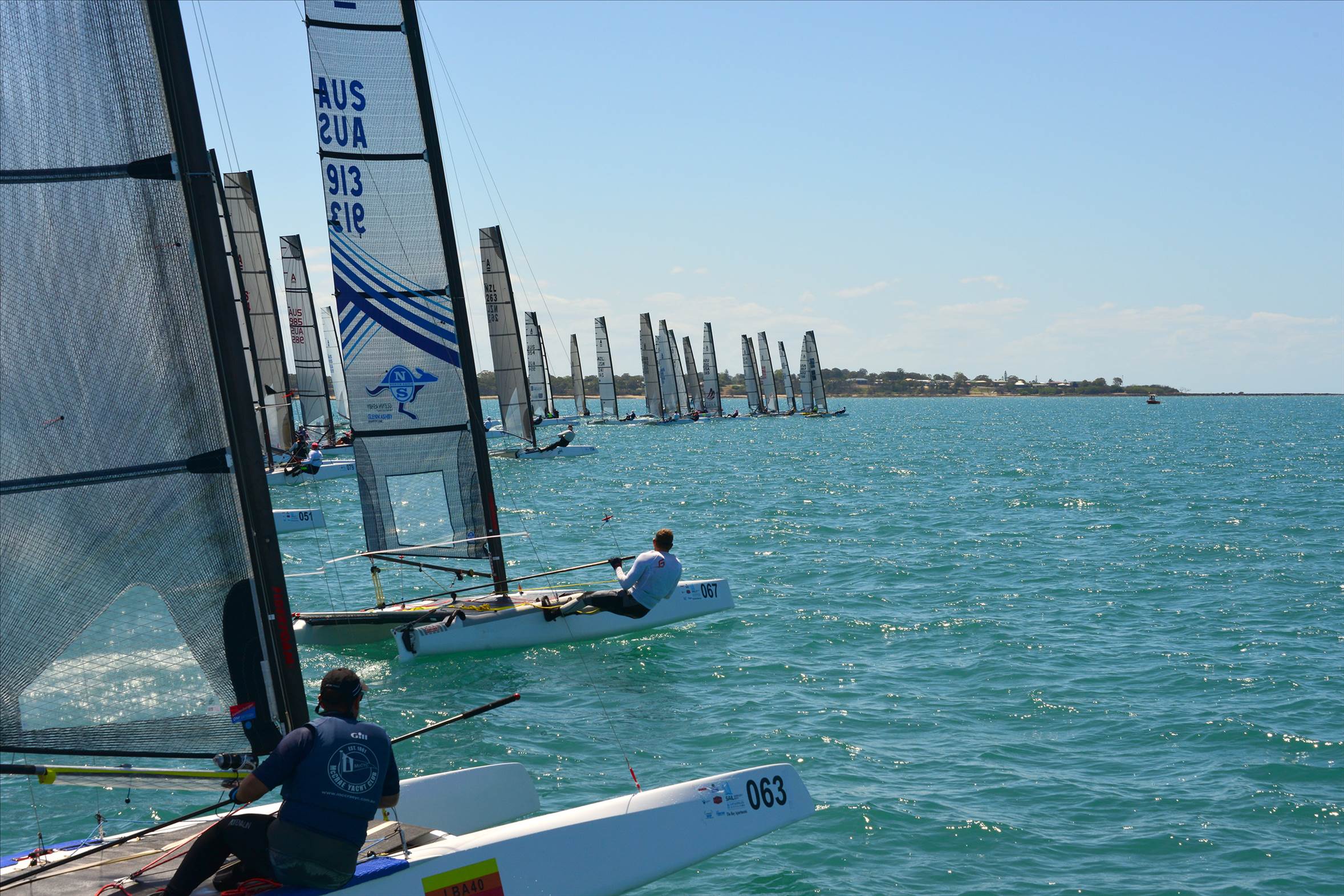 2018 "A" Class Catamaran Worlds (Race 2, Tues 20th)