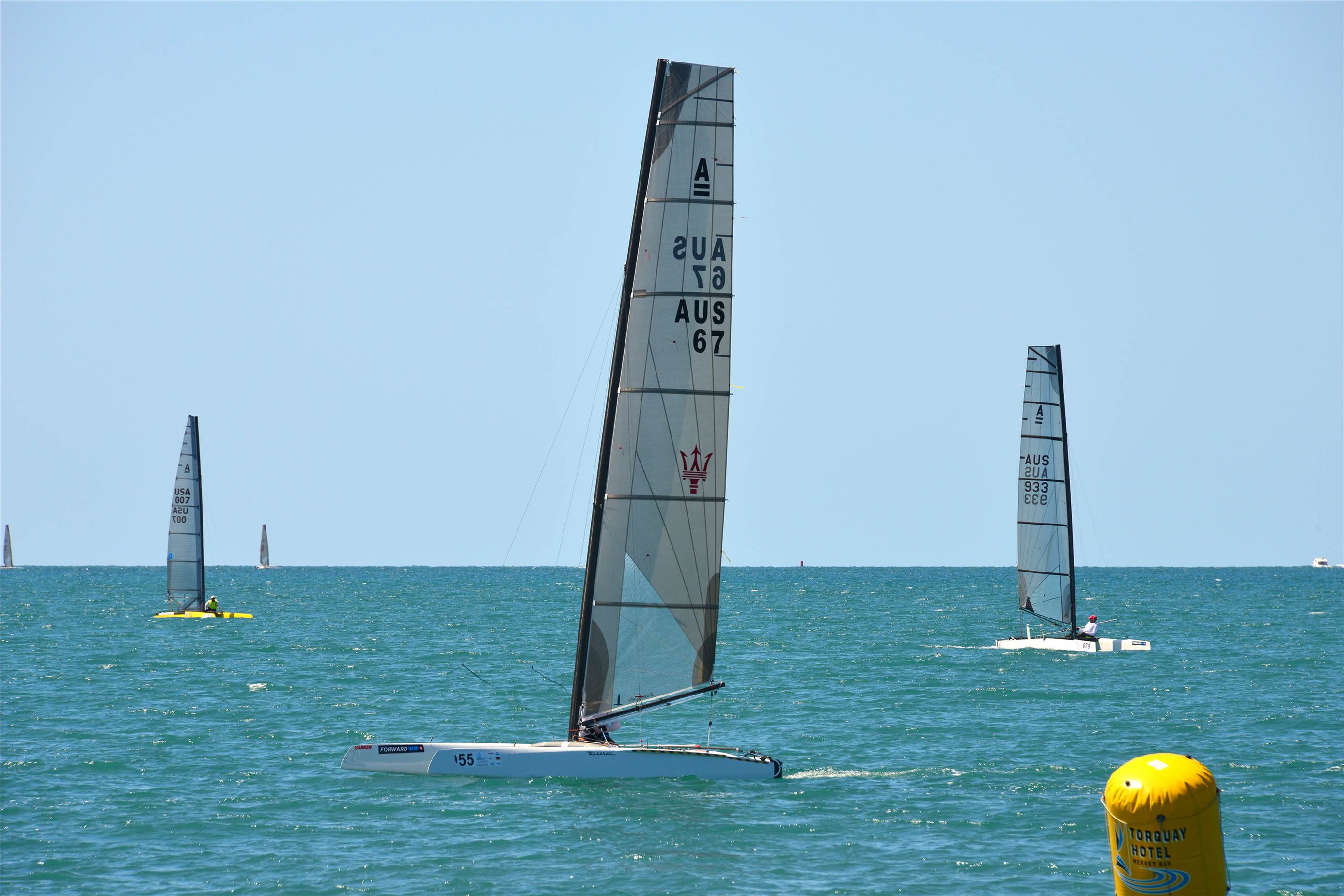 2018 "A" Class Catamaran Worlds (Race 2, Tues 20th)