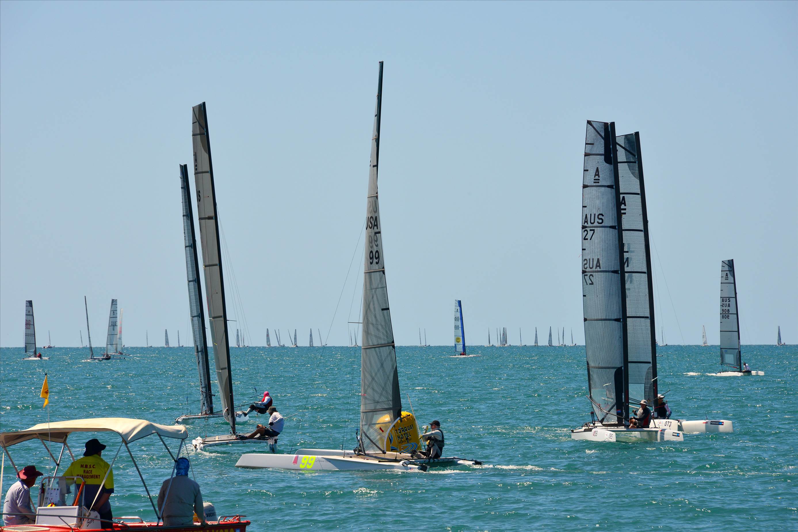 2018 "A" Class Catamaran Worlds (Race 2, Tues 20th)