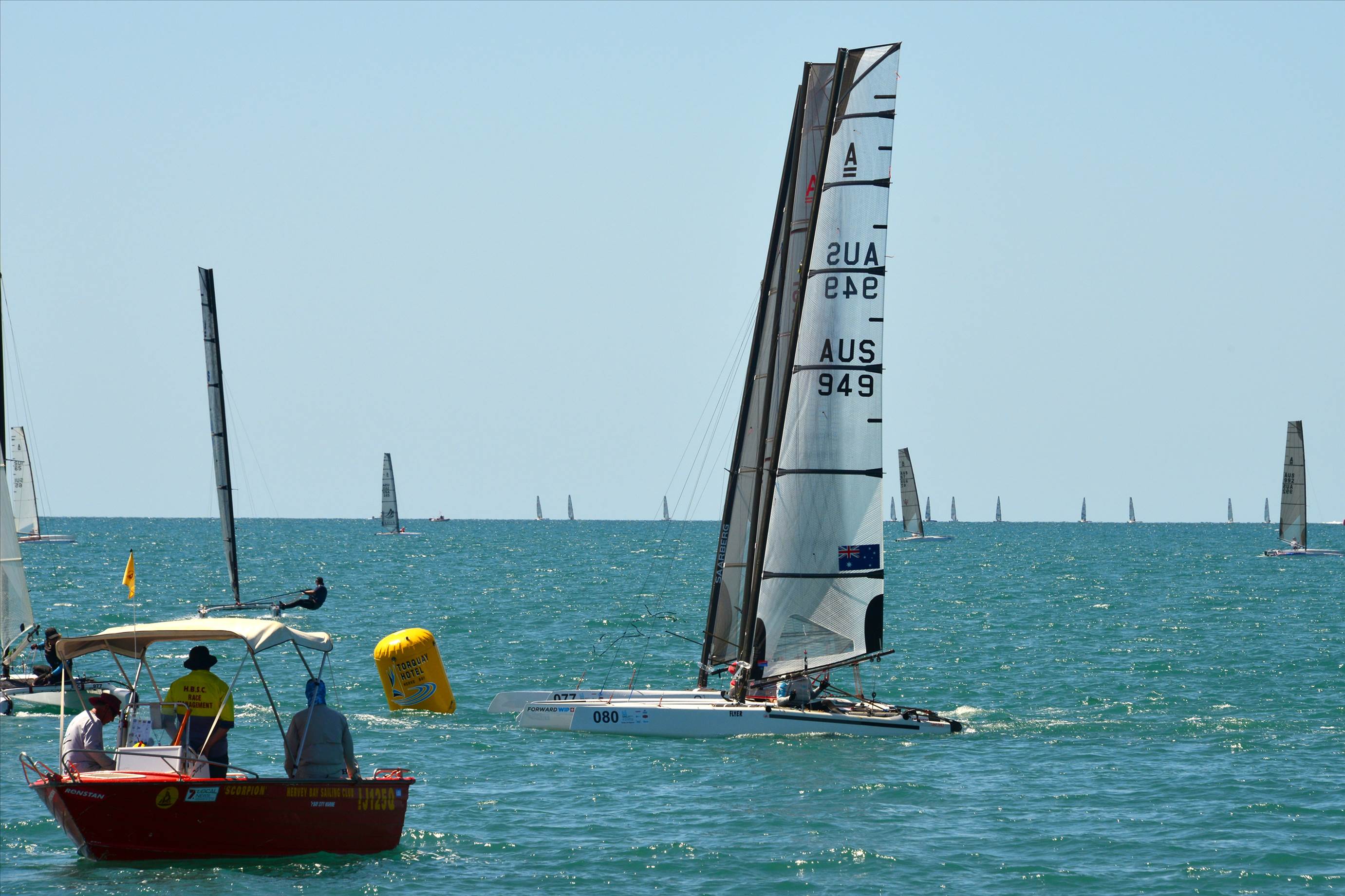 2018 "A" Class Catamaran Worlds (Race 2, Tues 20th)