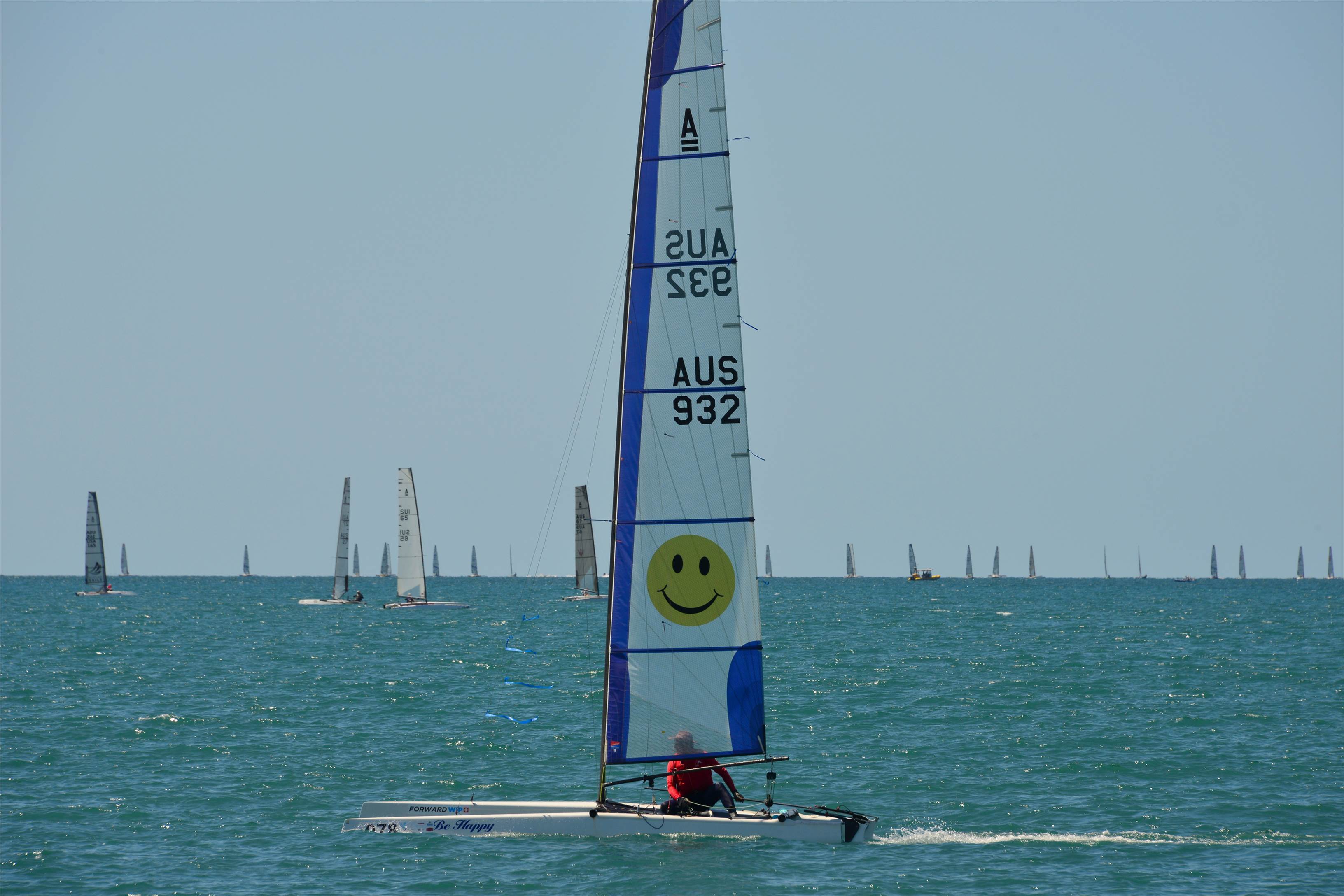 2018 "A" Class Catamaran Worlds (Race 2, Tues 20th)