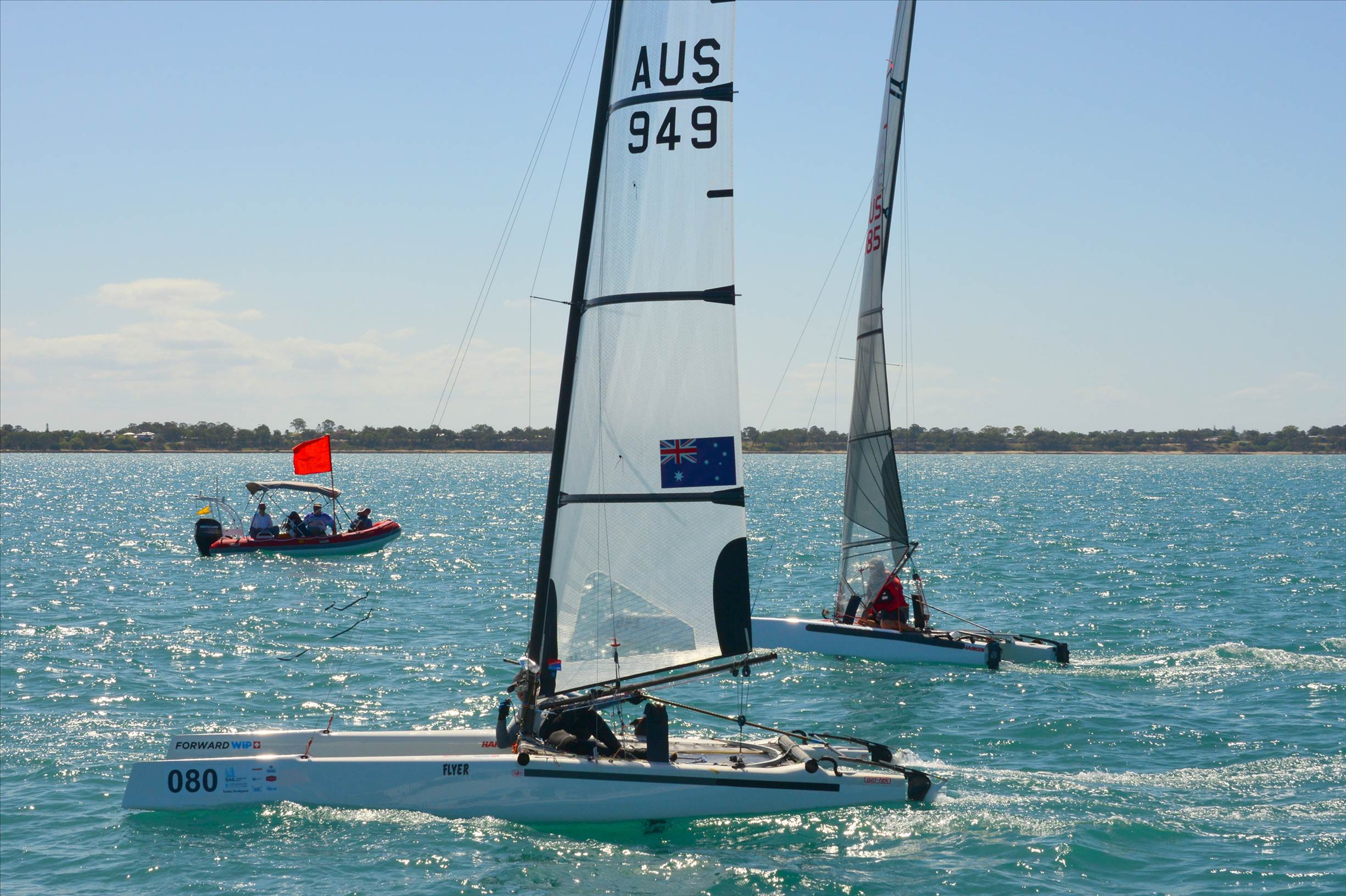 2018 "A" Class Catamaran Worlds (Race 2, Tues 20th)