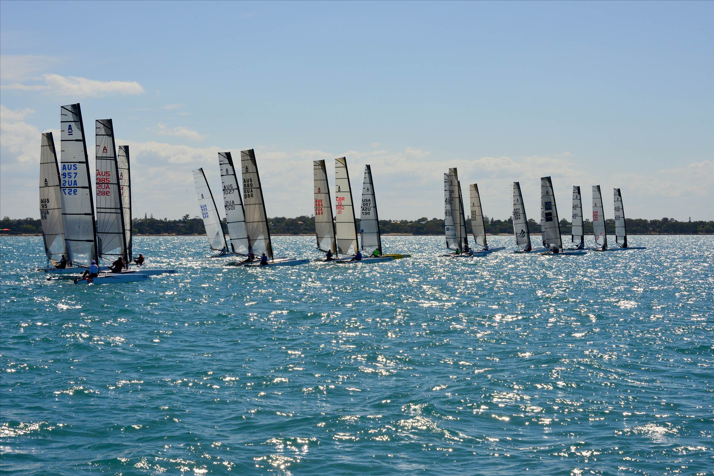 2018 "A" Class Catamaran Worlds (Race 3, Tues 20th)